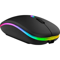 Genérico - Mouse Inalámbrico Recargable Bluetooth/Mac/Pc