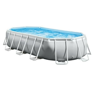 Piscina Estructural Intex Prisma Frame Set 503X274X122 Cm + Bomba + Escalera + Cobertor + Base