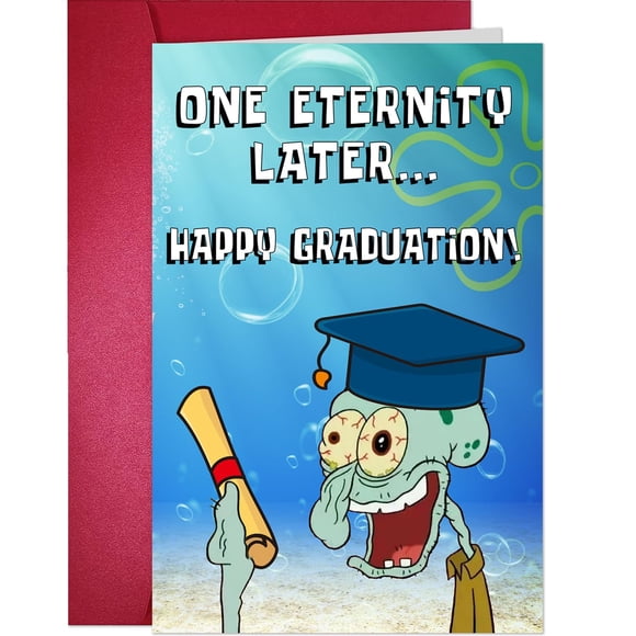 Tarjeta De Graduación Divertida Y Felicitaciones 20 X 13 Cm