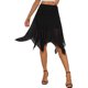 thumbnail image 1 of Faldas Midi de Malla Fluidas con Fruncido y Cintura Alta Asimétrica para Mujer INSPIRE CHIC S Negro, 1 of 6