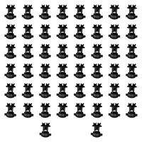 Ioensy - 50 Piezas De Aisladores De Cerca Eléctrica, Aisladores De Alambre Para Contención De Mascotas, Granja, Color Negro