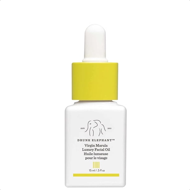 Aceite facial Drunk Elephant Virgin Marula, 15 ml, vegano, antienvejecimiento
