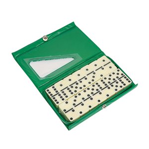 Bothyi - Juego De Dominó Juego De Rompecabezas Actividad Juego De Viaje Juego De Bloques Clásicos Divertidos Para Niños Verde