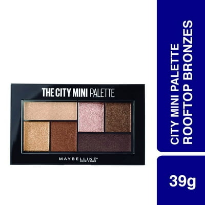 Paleta De Sombras The City Mini Palettes 400 Rooftop Bronzes 1 Un Maybelline