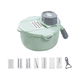 thumbnail image 2 of Cortador Picador Rallador Verduras Frutas Giratorio 9 En 1, 2 of 3