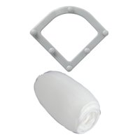 Magideal - Bolsa De De Filtro De Fregadero Triangular 50X, Filtros De Fregadero De Bolsa De Malla, Colgantes Elásticas Flexibles Desechables Para Dre Con Rejilla De Drenaje