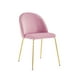 thumbnail image 1 of Silla Nordic Felpa Gold - Rosado, 1 of 3