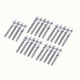 thumbnail image 2 of 24 Piezas Tornillos De Tambor Varillas De Tensión De Tambor Accesorio De Reemplazo De Varilla De Tornillo, 2 of 5