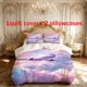 thumbnail image 1 of 3pcs Fantasy Sky Flight Themed Bedding Set | 1 Duvet Cover + 2 Pillowcases Polyester, 1 of 5