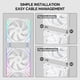 thumbnail image 3 of Ventiladores para PC Thermalright TL-M12QW X3 120 mm, paquete de 3, 3 of 9