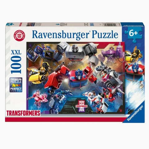 Puzzle Ravensburger Transformers De 100 Piezas Para Niños Mayores De 6 Años
