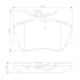 thumbnail image 2 of Pastillas Freno para auto Mercedes Benz C230 1994-2000 Delantero, 2 of 3