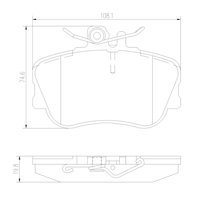 Motaquip - Pastillas Freno Lvxl717