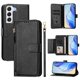 thumbnail image 2 of Funda Billetera Cremallera para Samsung Galaxy S21 Plus 5G con Porta Tarjetas, Soporte y Correa Negro, 2 of 5