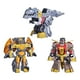 thumbnail image 1 of Paquete de 3 figuras convertibles de Transformers Dinobot Adventures, Dinobot Squad Grimlock, Dinobot Snarl y Predaking, juguetes de 4.5 pulgadas, para niños de 3 años en adelante, 1 of 3