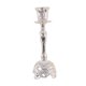 thumbnail image 5 of Candelabro Decorativo Artesanal Para Mesa, Cena, Fiesta, Plateado, 5 of 5