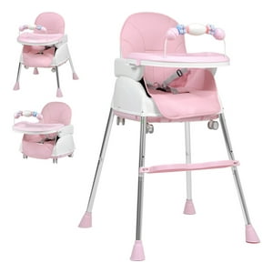 Little Monkey - Silla De Comer Alta Para Bebe 3 En 1 Con Juguetes