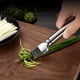 thumbnail image 2 of 1pc Multifunctional Stainless Steel Grater For Scallion And Onion, Garlic Fruit And Vegetable, Portable With Protective Cover Kitchen Cooking Tool, 2 of 4