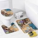 thumbnail image 4 of Juego de Cortina de Ducha y Alfombras de Baño Desmarcar Amor Joven 4 Piezas, 4 of 6
