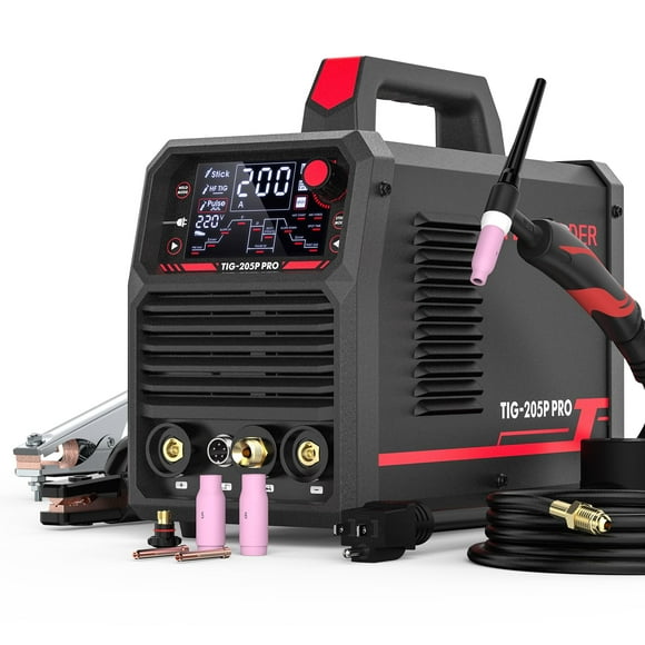 Soldadora TIG YESWELDER TIG-205P 205A con pulso 110 y 220 V