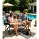 thumbnail image 2 of Sillón de camping doble plegable Pcuauld, 61 in, 900 lb, 2 of 3