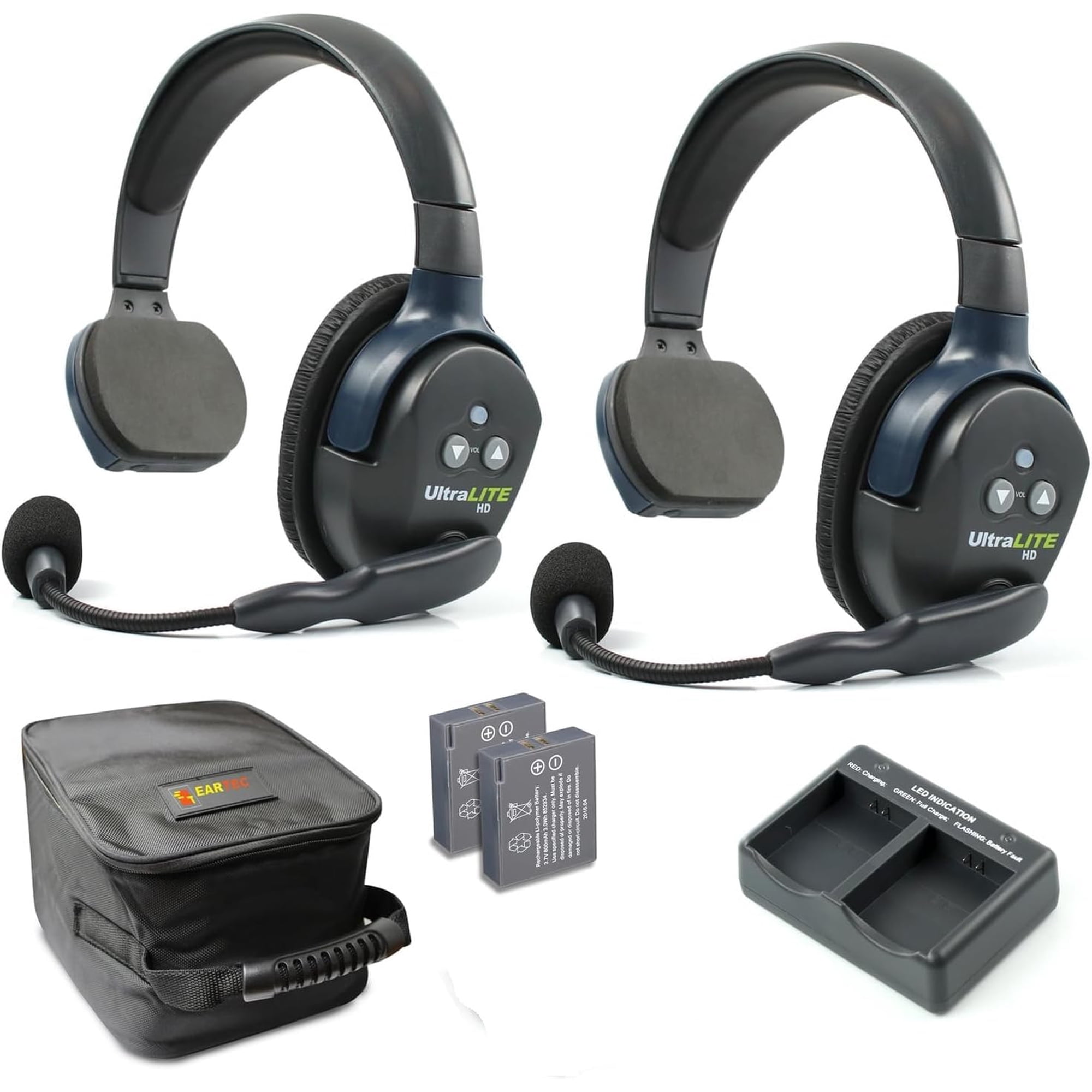 Sistema De Comunicación Con Auriculares De Intercomunicación Inalámbricos Eartec Ul2s