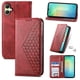 thumbnail image 1 of Funda Flip FOXDOCK para Samsung Galaxy A06 , Estilo Billetera con Diseño Rombo, Correa de Mano y Soporte, Uso Diario, 1 of 6