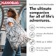 thumbnail image 3 of Bolsa Nanobag ultraligera estándar negra, 3 of 7