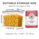 thumbnail image 2 of Contenedores de almacenamiento de alimentos PANTRYSTAR herméticos de 3,6 L (1217 ml), 3 piezas, 2 of 6