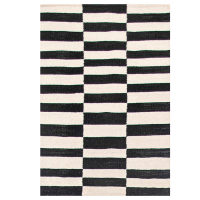 Bazhars - Alfombra 170X240 Cm Kilim Galle Op Art Bn