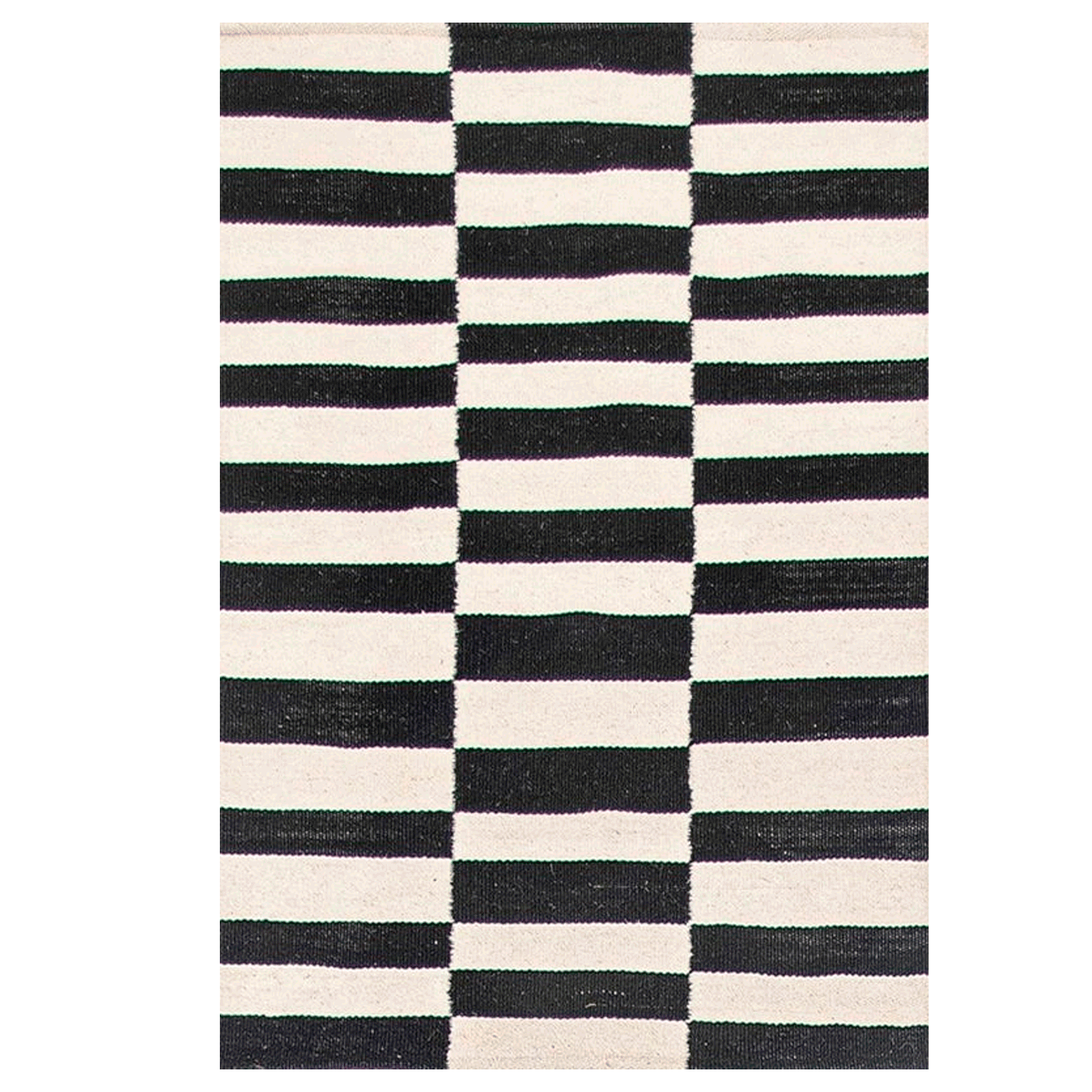 Bazhars - Alfombra 170X240 Cm Kilim Galle Op Art Bn