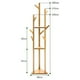 thumbnail image 3 of Perchero Triangular Colgador Bamboo Minimalista 170x36cm, 3 of 4