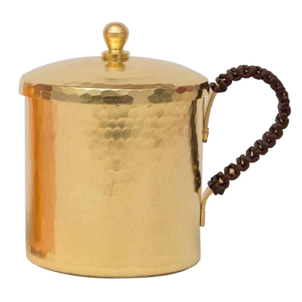 Moscow Mule Mug Taza Té Café Cerveza Taza Para Beber Con Tapa Latón 350ml