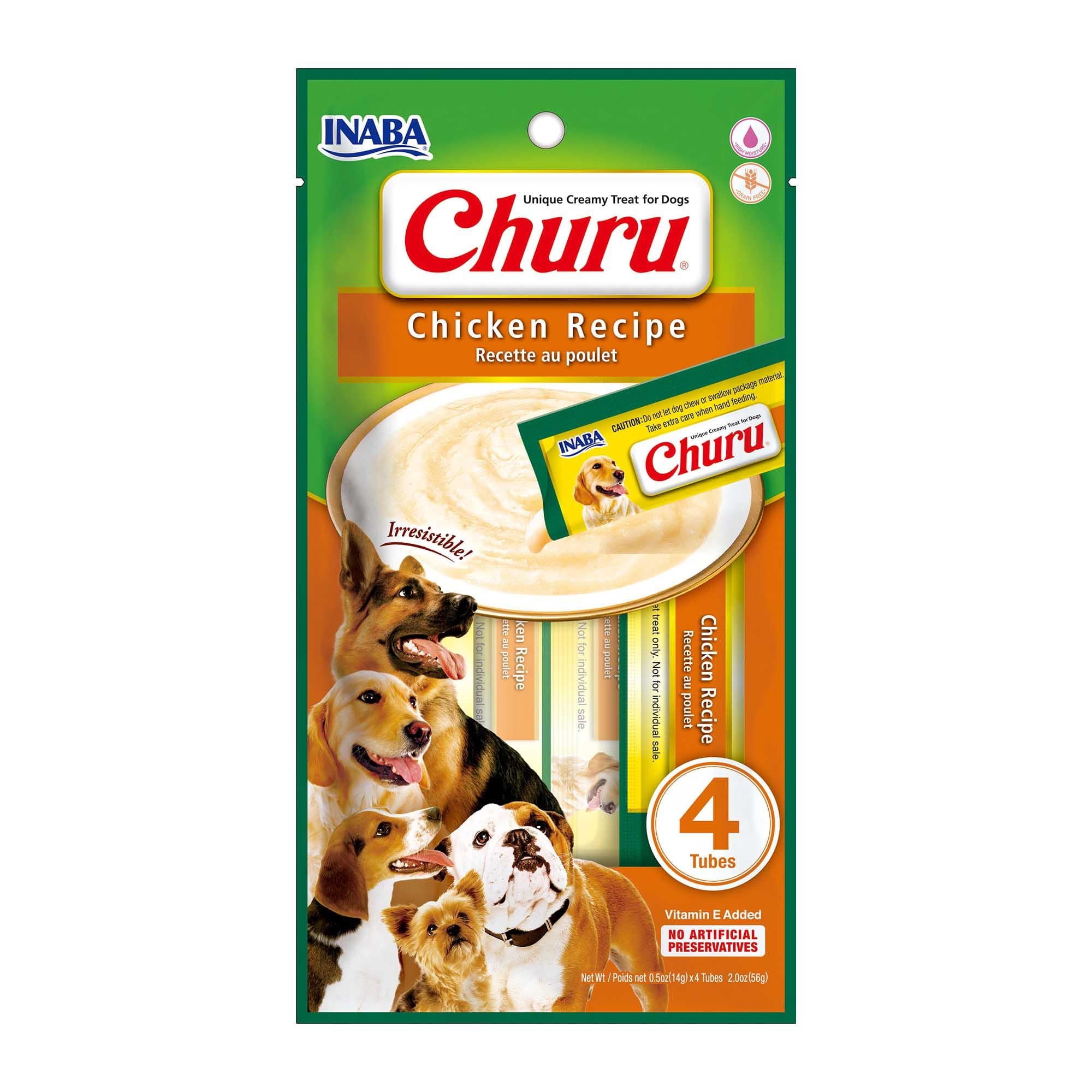 Puré Cremoso Perro Adulto Sabor Pollo Sachet 14 g Churu