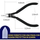 thumbnail image 2 of Pinza de Corte Stedi MS100 12 cm Cuchilla Fina para Modelismo, 2 of 3