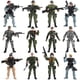 thumbnail image 1 of Figuras De Acción Toy Soldiers Del Ejército Estadounidense Y Del Equipo Swat 12 Unidades, 1 of 9