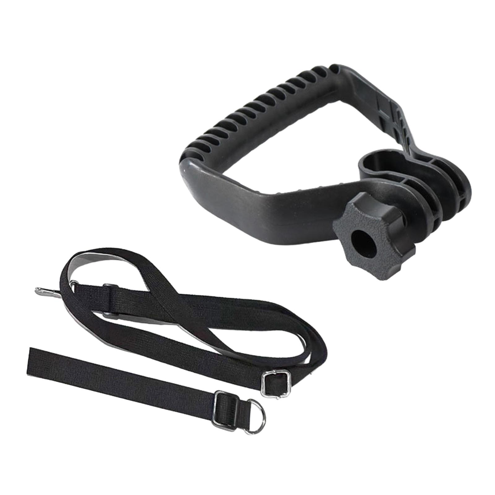 Magideal - Mango De Repuesto Para Cortacésped Con Correa Para El Hombro, Agarre Ergonómico, Accesorios Universales Para Cortacésped De Mochila, Fácil De Instalar