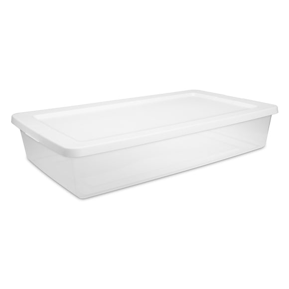 Contenedor Sterilite 41 qt bajo cama con tapa apilable