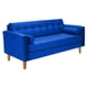 thumbnail image 2 of Sofa Retro 3c Felpa 04 Azul Rey, 2 of 6