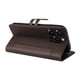 thumbnail image 2 of Premium Wallet Case for iPhone 14 Pro with Card Slots & Kickstand, Flip Cover Brown, 2 of 6