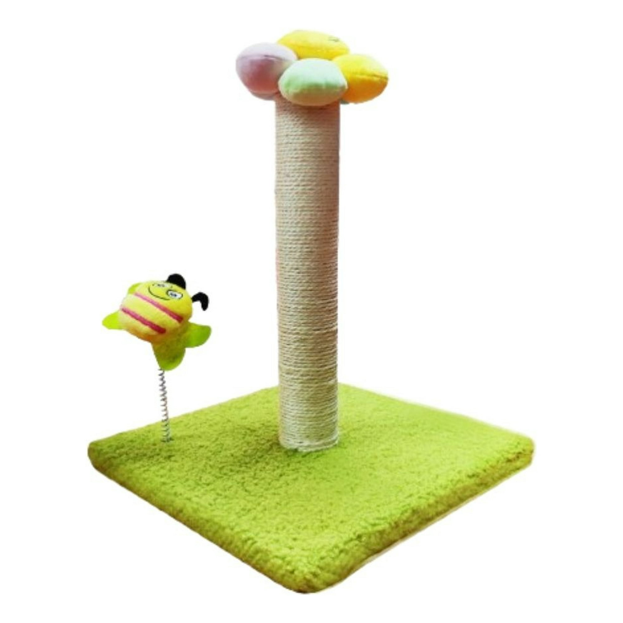 Rascador Para Gatos Forma De Flor Mascatos Lau