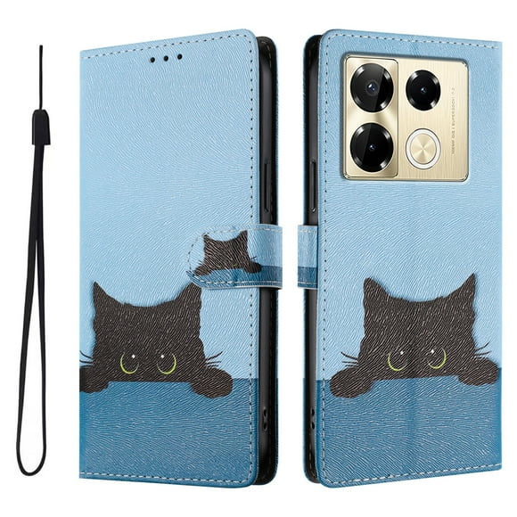 FOXDOCK Funda Tipo Cartera para infinix Note 40 Pro con Soporte y Correa – Diseño de Patrones Lindos