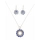 thumbnail image 1 of Set Collar Joya Zafiro Azul Aros Plata 925 Gema Saphire Blue, 1 of 3