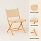 thumbnail image 5 of Silla Nido Plegable de Madera Rattan Natural, 5 of 7