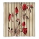 thumbnail image 1 of Cortina de ducha con diseño de rosas, con ganchos, 167 x 183 cm, 1 of 3