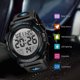 thumbnail image 3 of L LAVAREDO Reloj digital deportivo militar para hombre resistente al agua, 3 of 3