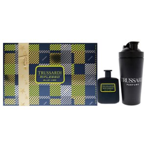 Trussardi - Riflesso Blue Vibe De Para Hombre - Set De Regalo Edt Spray, Botella Deportiva