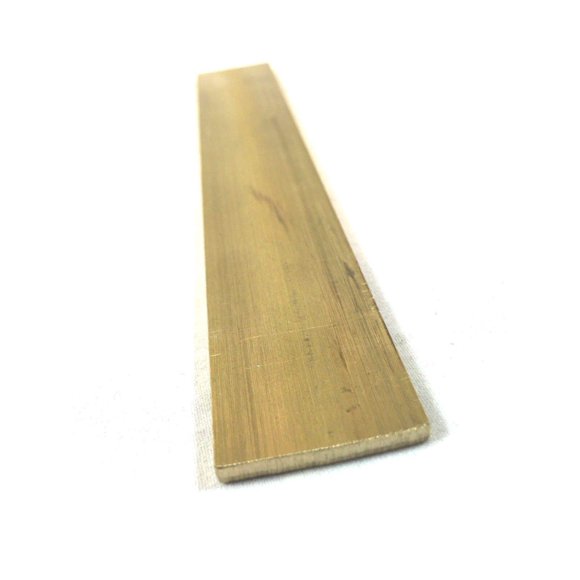Barra plana de latón ALADEAN de 3 mm x 5 cm x 30 cm, acabado fresado
