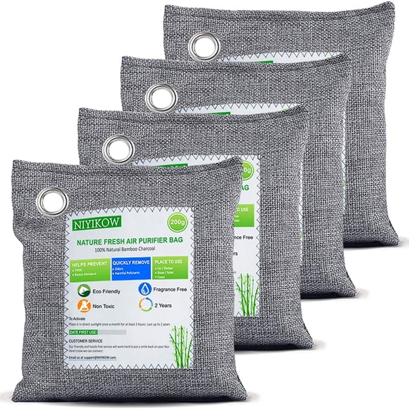 Bolsas De Carbón Para Absorber Olores Paquete De 4 X 200 G (tamaño Grande)