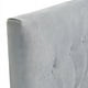 thumbnail image 2 of Respaldo Cama 1 Plaza Felpa Gris Sevilla CP, 2 of 2